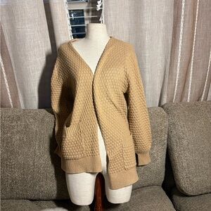 Staccato Women's Camel Cardigan Sweater